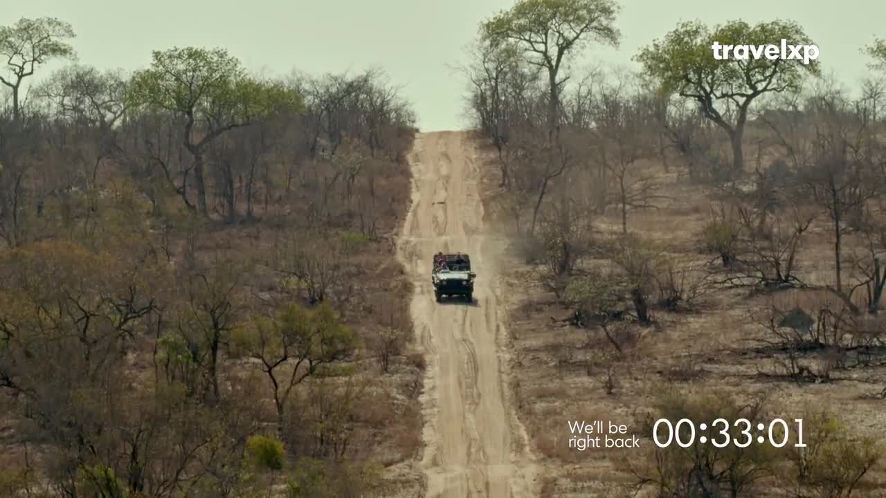 A vehicle climbs a dusty track, kicking up a small cloud as it goes. The scene is framed by sparse trees and scrub, the landscape hinting at a dry climate.
A vehicle climbs a dusty track, kicking up a small cloud as it goes. The scene is framed by sparse trees and scrub, the landscape hinting at a dry climate.
