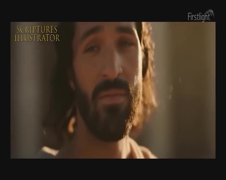 The morning sun catches the man's beard as he looks directly ahead. A faint glow emanates from the Firstlight logo in the corner.