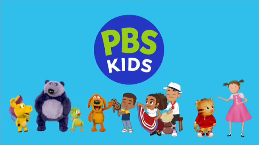 A yellow horse with a purple mane stands next to a large, fuzzy purple bear. A small green creature and an orange dog with floppy ears are to the bear's right.