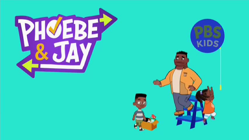 A man stands on a blue stepladder, gesturing with his right hand. To his left, a young boy peers into an open cardboard box. A little girl, facing away, stands on the bottom step of the ladder. A man stands on a blue stepladder, gesturing with his right hand. To his left, a young boy peers into an open cardboard box. A little girl, facing away, stands on the bottom step of the ladder.