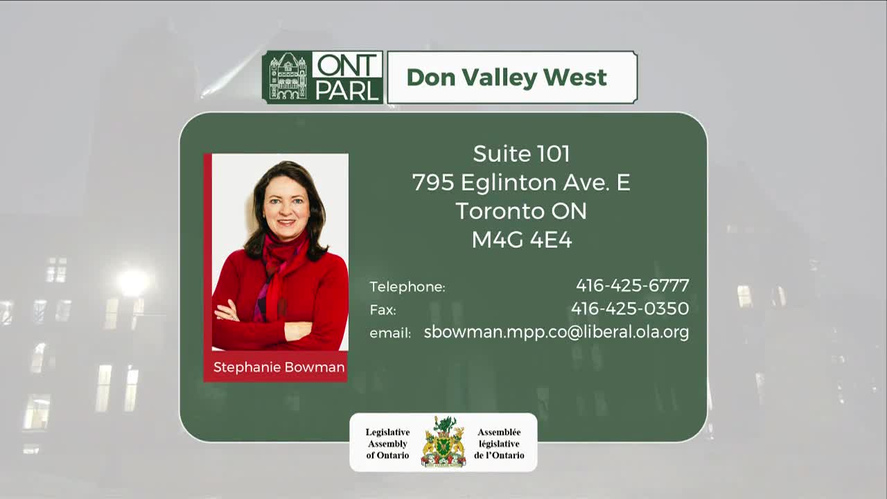 A woman in a red sweater and scarf is pictured here. Her name, Stephanie Bowman, is displayed below her image.