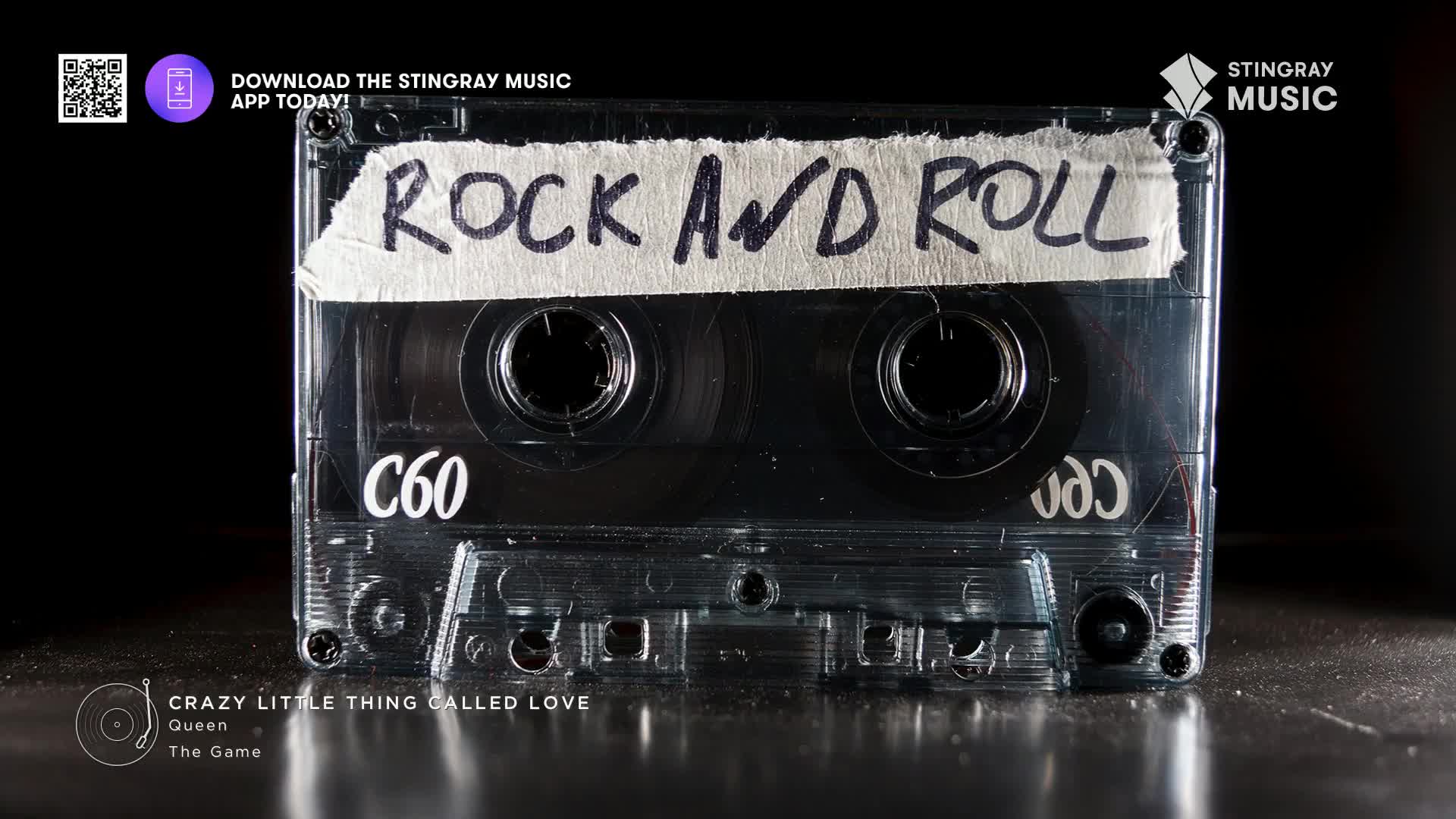 A clear cassette tape, labeled "Rock and Roll," sits in front of me, likely playing tunes from Stingray Classic Rock. The image highlights a Queen song, "Crazy Little Thing Called Love," a perfect fit for a Canadian music service.
A clear cassette tape, labeled "Rock and Roll," sits in front of me, likely playing tunes from Stingray Classic Rock. The image highlights a Queen song, "Crazy Little Thing Called Love," a perfect fit for a Canadian music service.