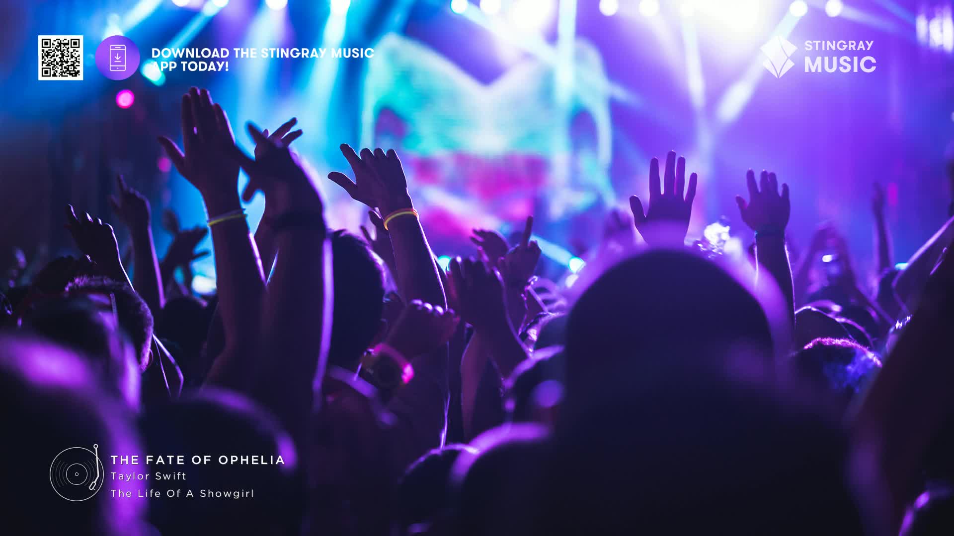 Arms are raised, reaching towards the stage under the bright lights of a concert. It's a Stingray Hit List show, and the crowd is feeling it.
