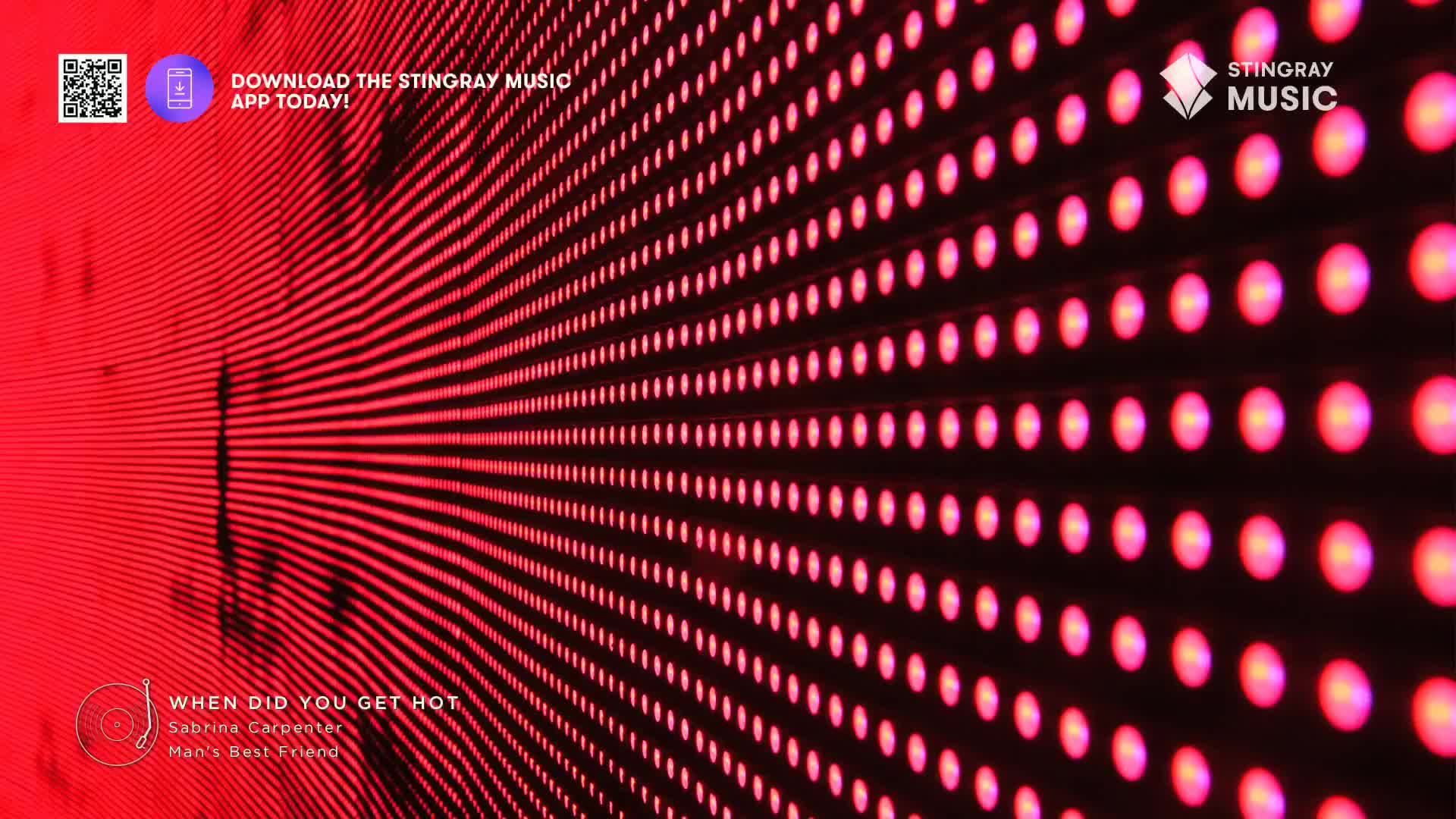 The Stingray Music app is available for download. Sabrina Carpenter's song "When Did You Get Hot" is playing. The Stingray Music app is available for download. Sabrina Carpenter's song "When Did You Get Hot" is playing.