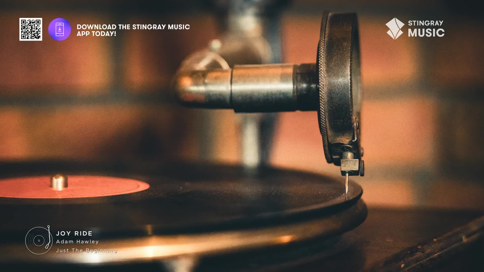 The needle is poised above the spinning vinyl, ready to play Adam Hawley's "Joy Ride." This is how Stingray Smooth Jazz brings the music to life.