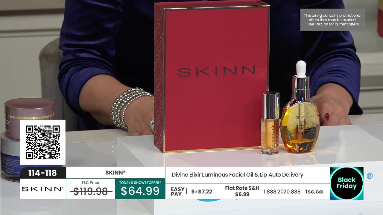 A red box and two small bottles of oil sit on a white surface, with a woman's hands and arms visible in the background. The TSC logo and a "Black Friday" graphic are in the lower right corner.
A red box and two small bottles of oil sit on a white surface, with a woman's hands and arms visible in the background. The TSC logo and a "Black Friday" graphic are in the lower right corner.