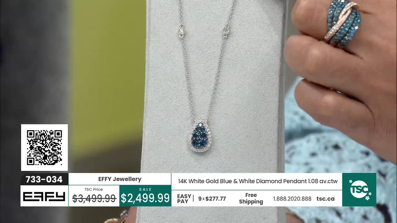 A delicate white gold chain drapes a pear-shaped pendant, its deep blue diamonds catching the light. On the hand, a matching ring, a swirl of blue and white stones, sits prominently. A delicate white gold chain drapes a pear-shaped pendant, its deep blue diamonds catching the light. On the hand, a matching ring, a swirl of blue and white stones, sits prominently.