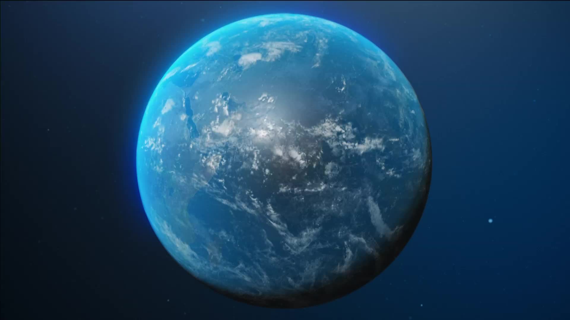 The blue marble of Earth hangs in the dark, its continents and clouds clearly visible. A faint glow surrounds the planet, hinting at its atmosphere. The blue marble of Earth hangs in the dark, its continents and clouds clearly visible. A faint glow surrounds the planet, hinting at its atmosphere.