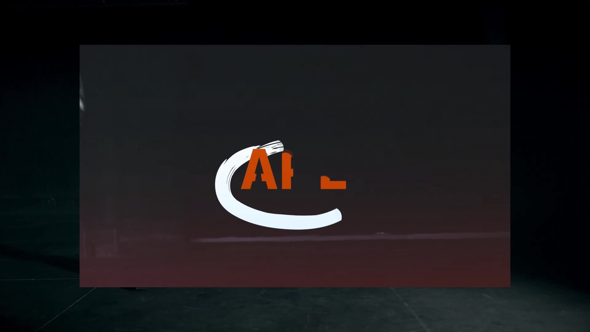The Trace Urban logo appears on a dark screen, its white curve and orange letters stark against the background. A faint, reddish glow emanates from the bottom of the screen.