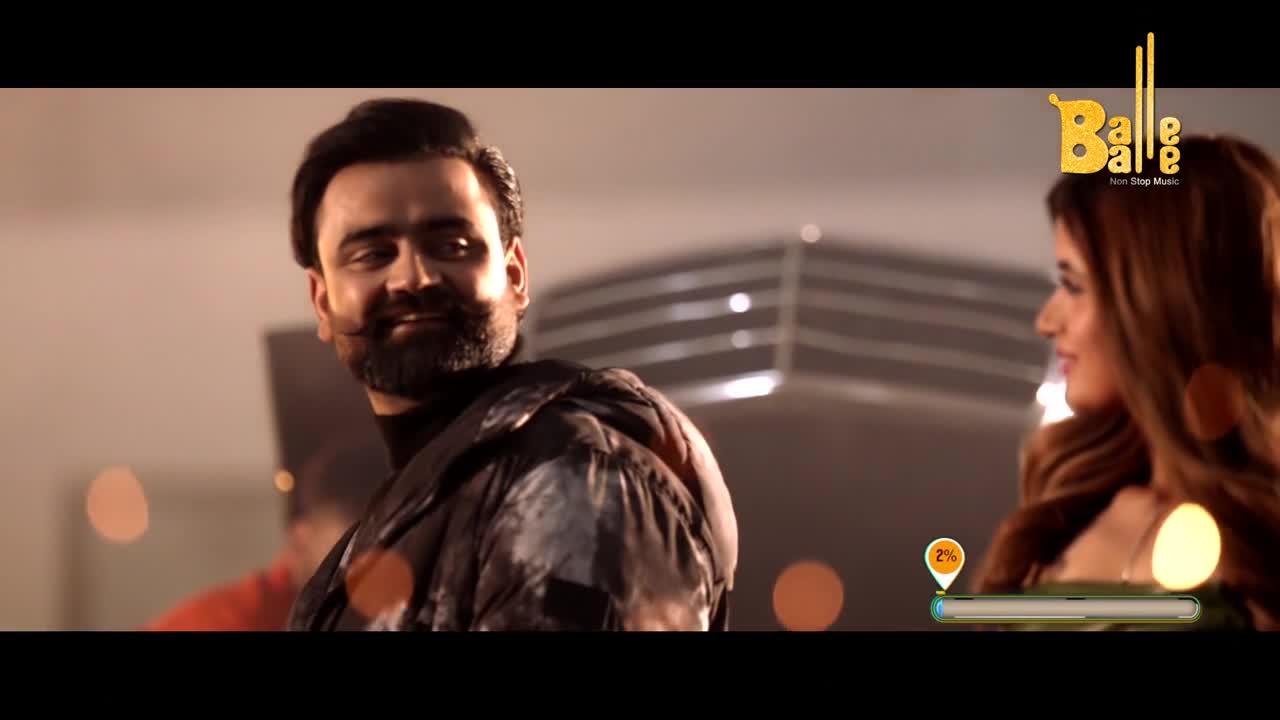 A man with a dark beard and mustache looks toward the camera, his expression a mix of amusement and anticipation. The "Balle Balle" logo sits in the corner, and a progress bar shows the video is only 2% complete.
