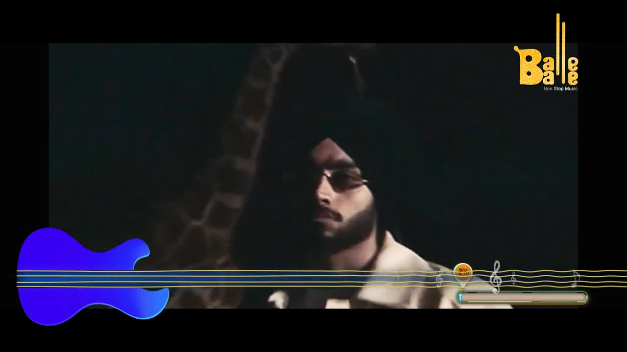 A young man with a turban and glasses stares intently into the camera. The Balle Balle logo, a vibrant yellow, appears in the upper right corner.