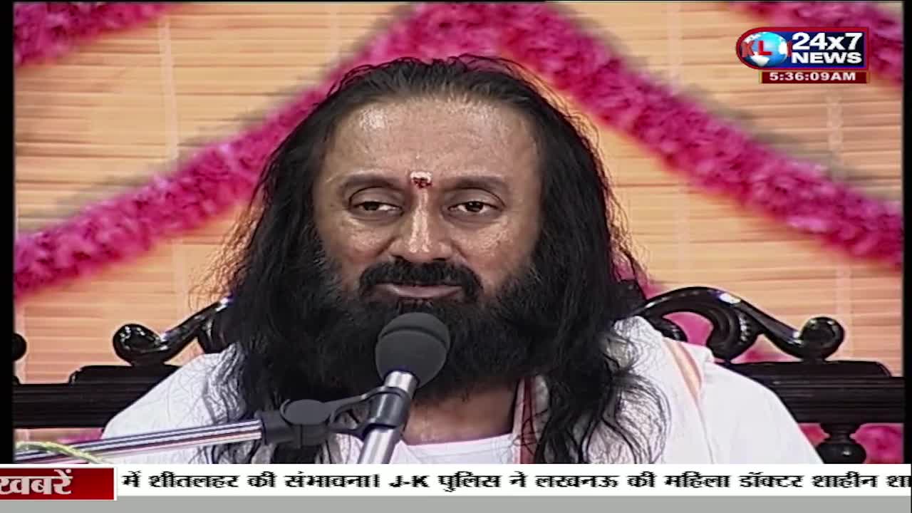 A man with long, dark hair and a beard speaks into a microphone, likely on a JK 24x7 News broadcast. The lower third of the screen displays Hindi text about a cold wave and a police matter in Lucknow, India.
A man with long, dark hair and a beard speaks into a microphone, likely on a JK 24x7 News broadcast. The lower third of the screen displays Hindi text about a cold wave and a police matter in Lucknow, India.