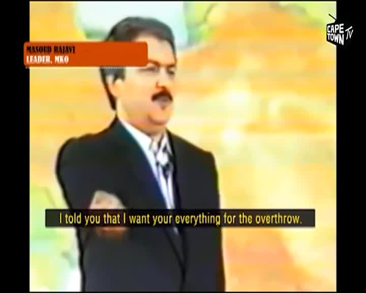 A man in a suit speaks, his words subtitled in yellow. A Cape Town TV logo appears in the upper right corner.
