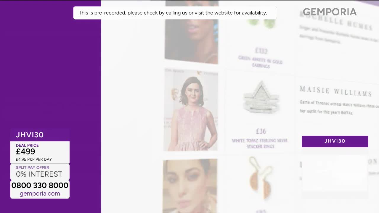 A woman in a pink dress stands centre frame, looking towards the camera. To her right, a stack of three silver rings is displayed.