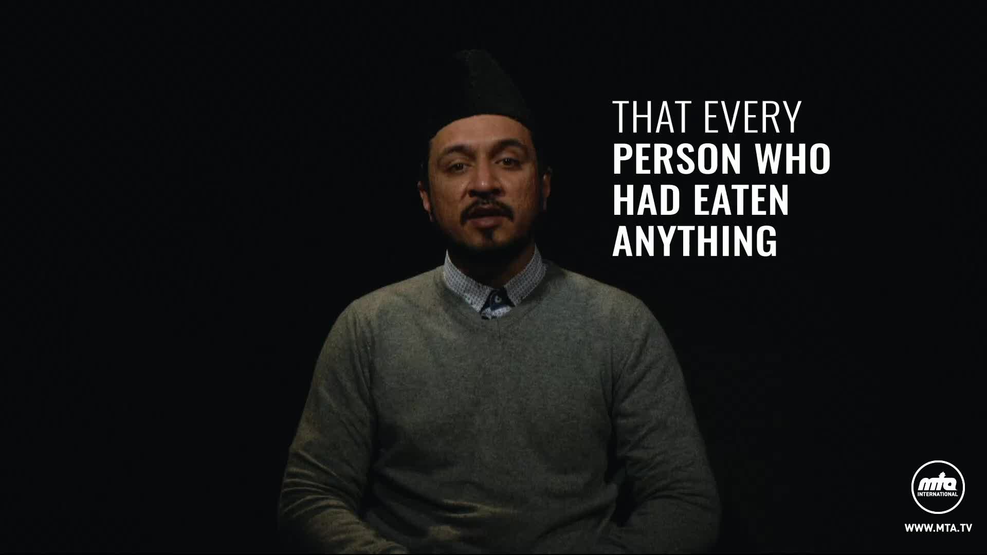 A man in a sweater and collared shirt looks directly at the camera against a dark backdrop. Text appears alongside him, a quote from MTA International.
