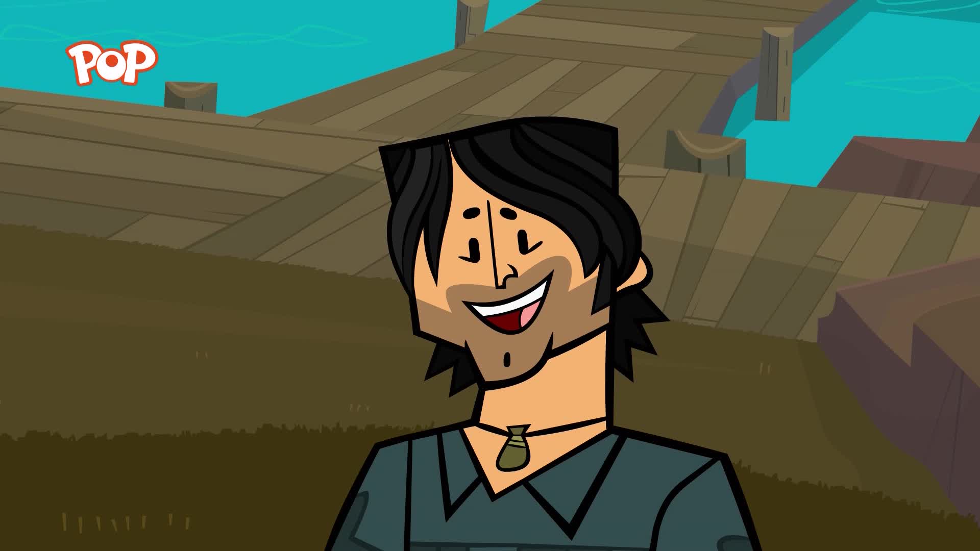 A man with dark hair grins broadly, standing by a wooden dock that juts into bright blue water. The POP logo hovers in the upper left corner. A man with dark hair grins broadly, standing by a wooden dock that juts into bright blue water. The POP logo hovers in the upper left corner.