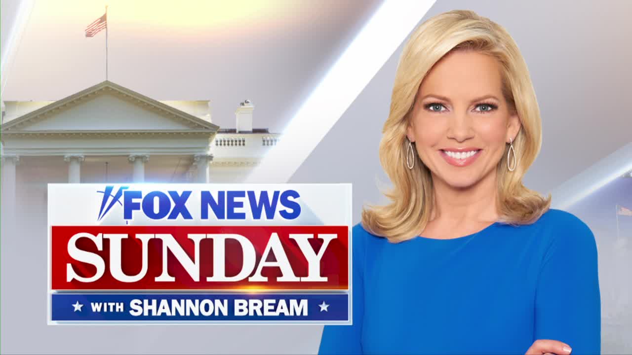 The White House stands behind a graphic for "FOX NEWS SUNDAY WITH SHANNON BREAM." Shannon Bream smiles directly at me.