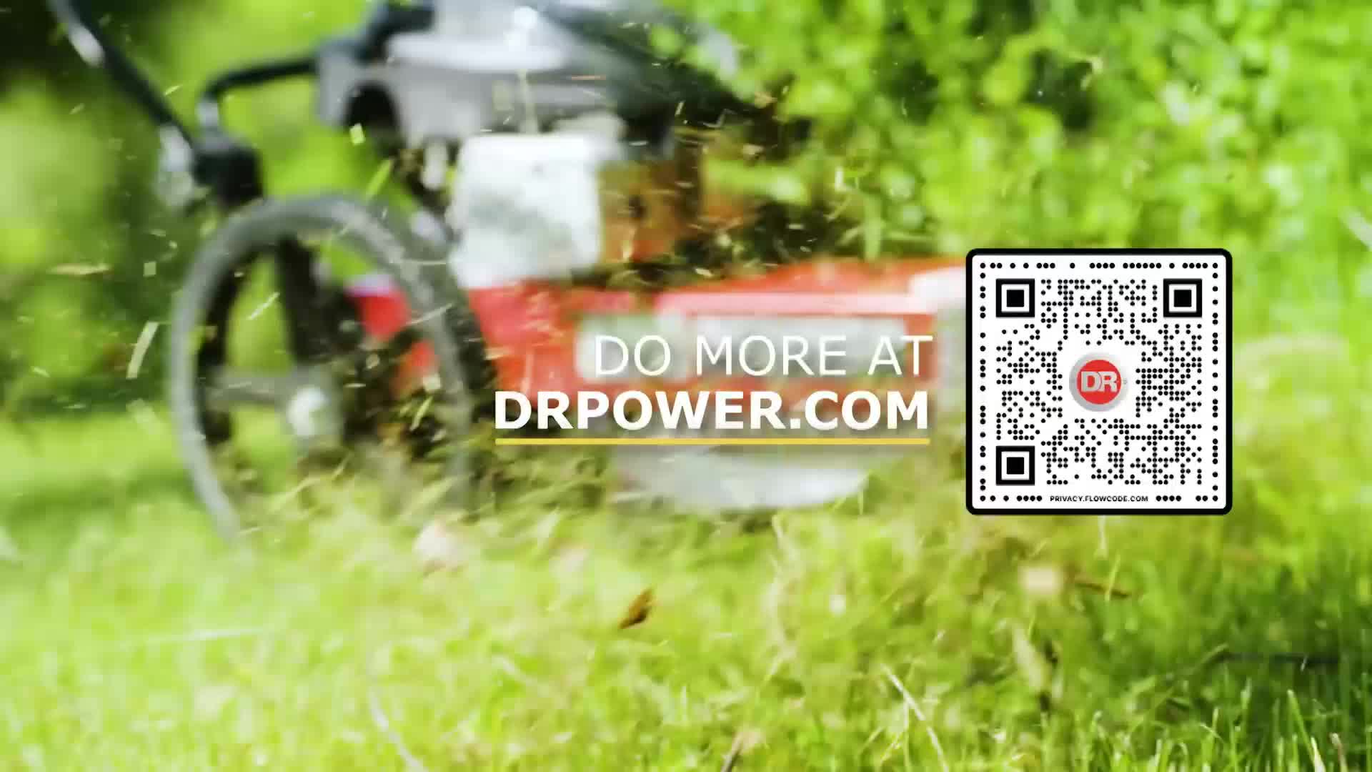 A lawnmower, painted red and white, is cutting through a patch of green grass. Clippings fly up in the air, a common sight on The First TV in the United States.
A lawnmower, painted red and white, is cutting through a patch of green grass. Clippings fly up in the air, a common sight on The First TV in the United States.